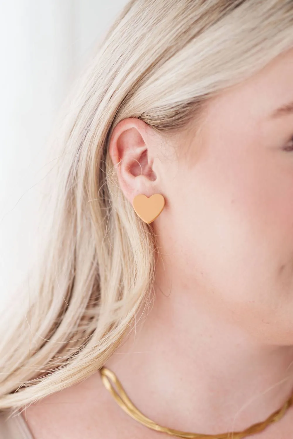 123 Amore - Triple Hearts Studs Earrings