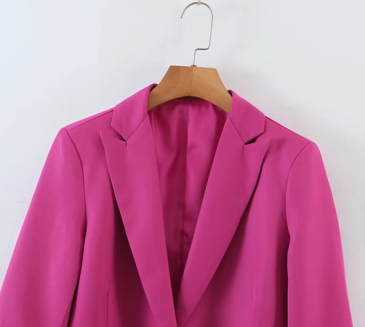 2022 Autumn New Design Single Breasted Rose Blazer
