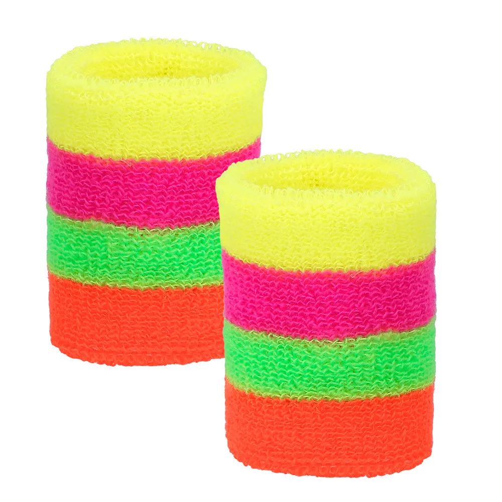 3 Zweetbandjes neon