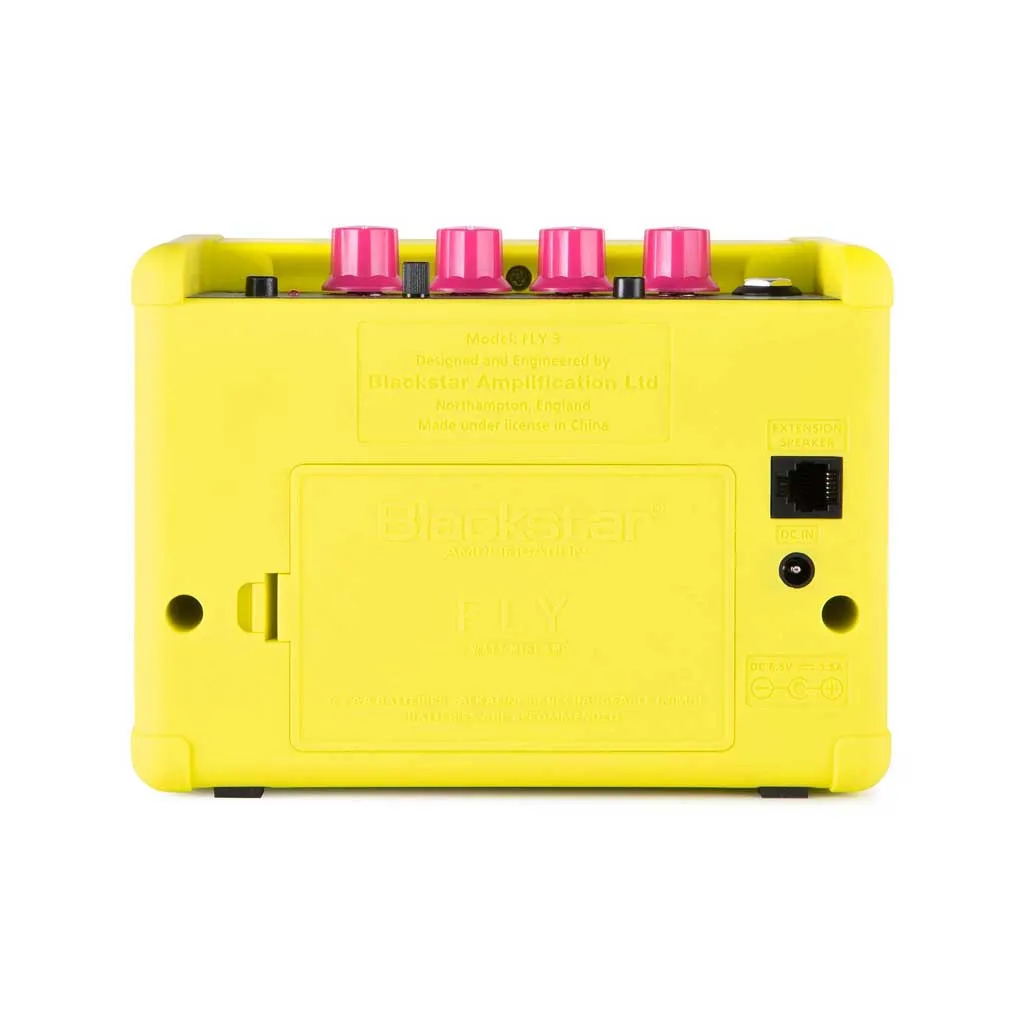 Blackstar FLY3 NEON 3 Watt Electric Guitar Amp Neon Yellow