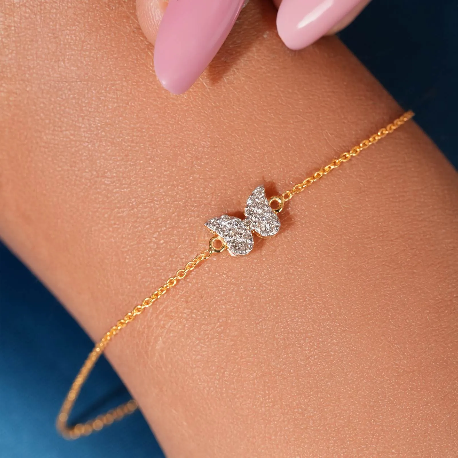 Butterfly Diamond Bracelet