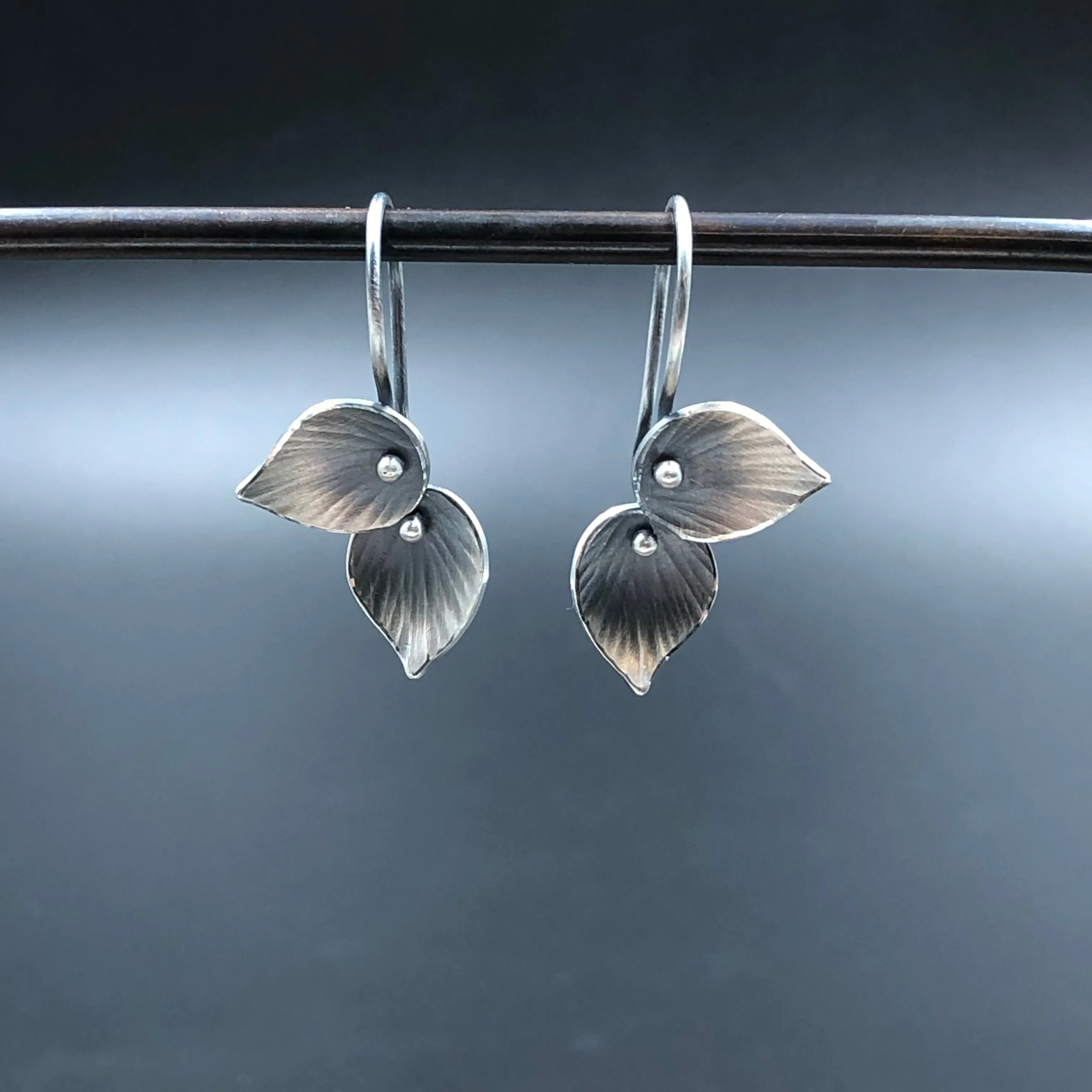 Double Leaf Earrings (Petite)