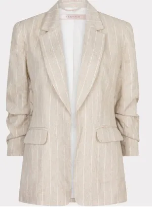 ESQUALO STRIPE LINEN BLAZER