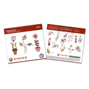 Flower Fun Embroidery CD by Singer