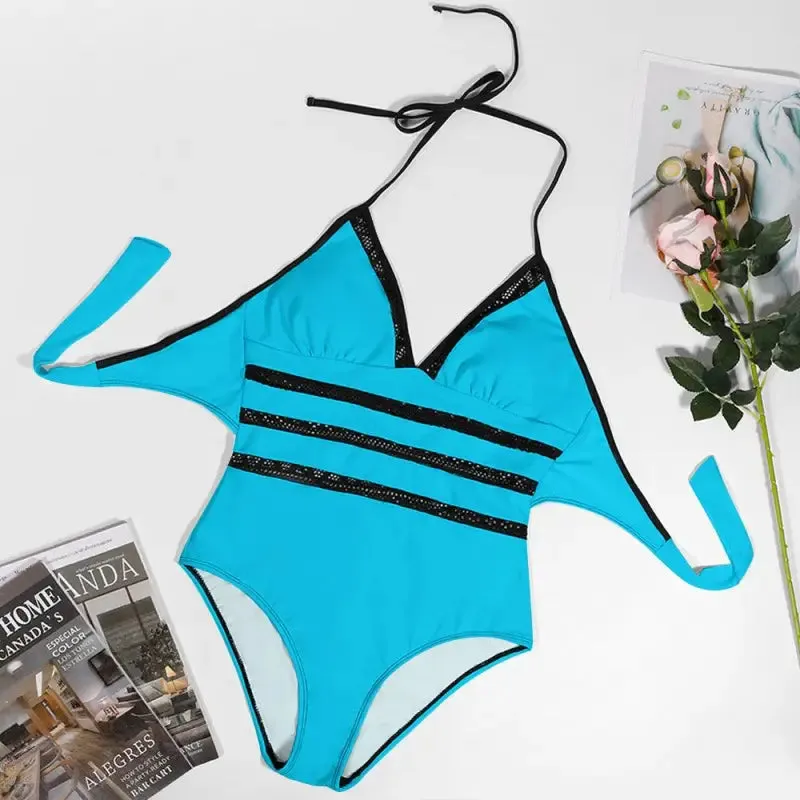 Glow Up in This Plus Size Neon Swimsuit with Ladybug Vibes