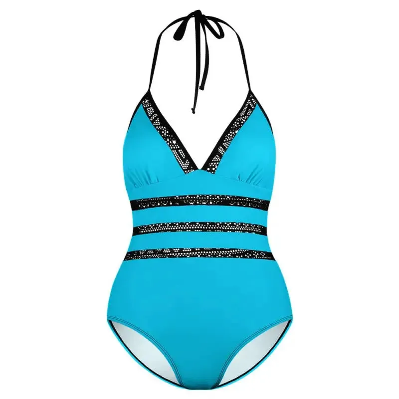 Glow Up in This Plus Size Neon Swimsuit with Ladybug Vibes