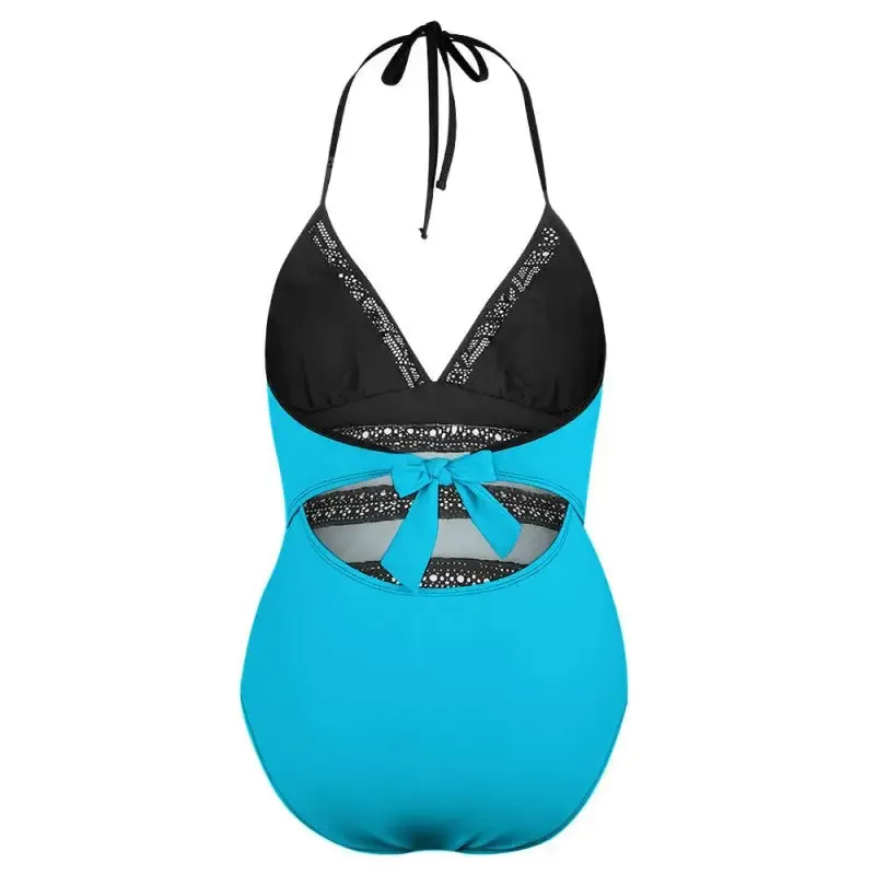 Glow Up in This Plus Size Neon Swimsuit with Ladybug Vibes