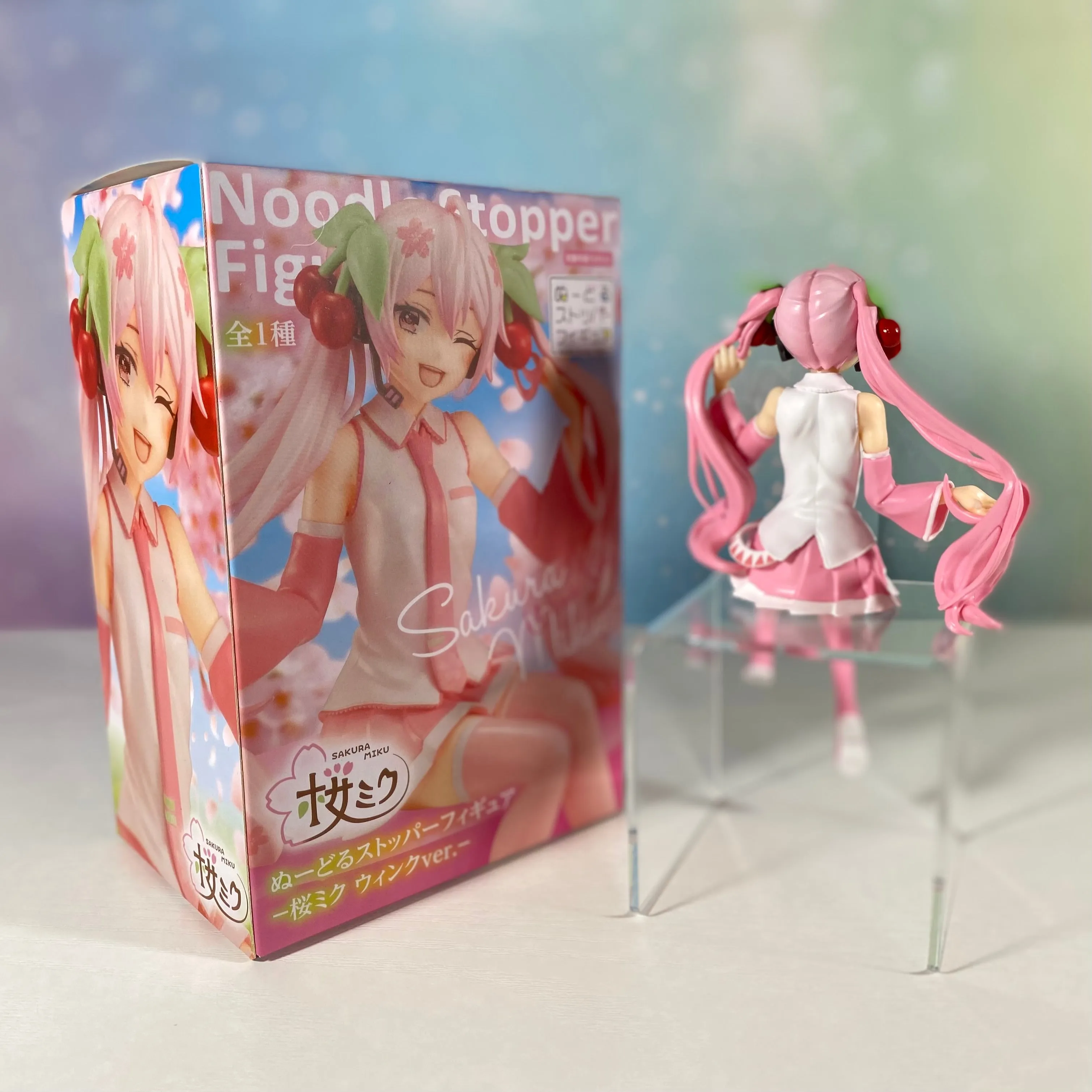 Hatsune Miku Cherry Blossom Sitting Figure