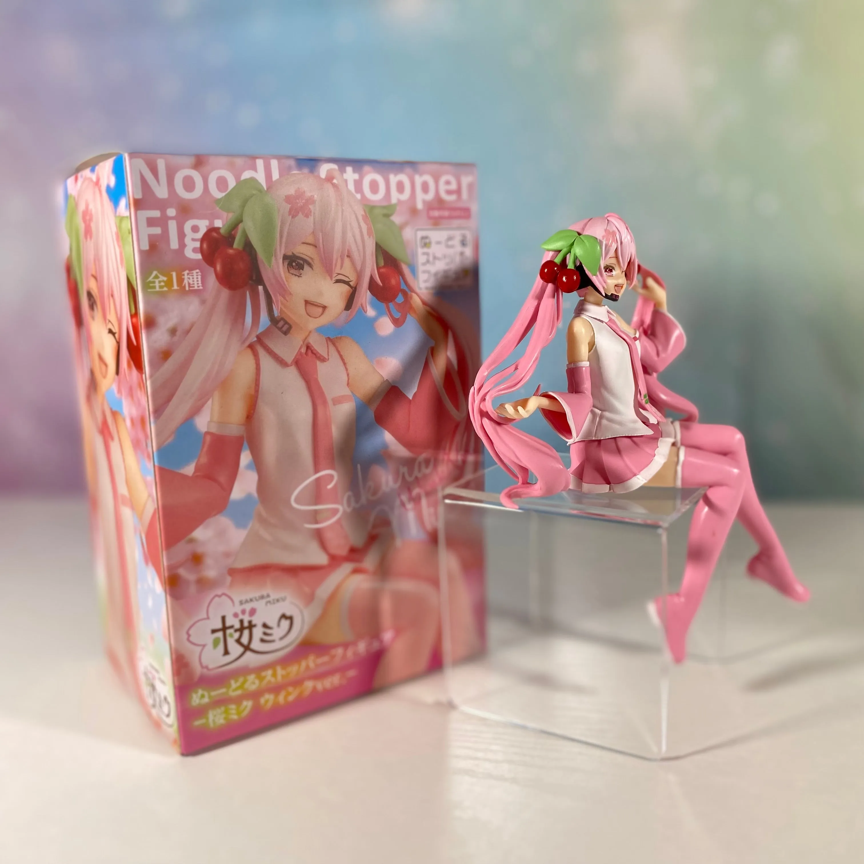 Hatsune Miku Cherry Blossom Sitting Figure