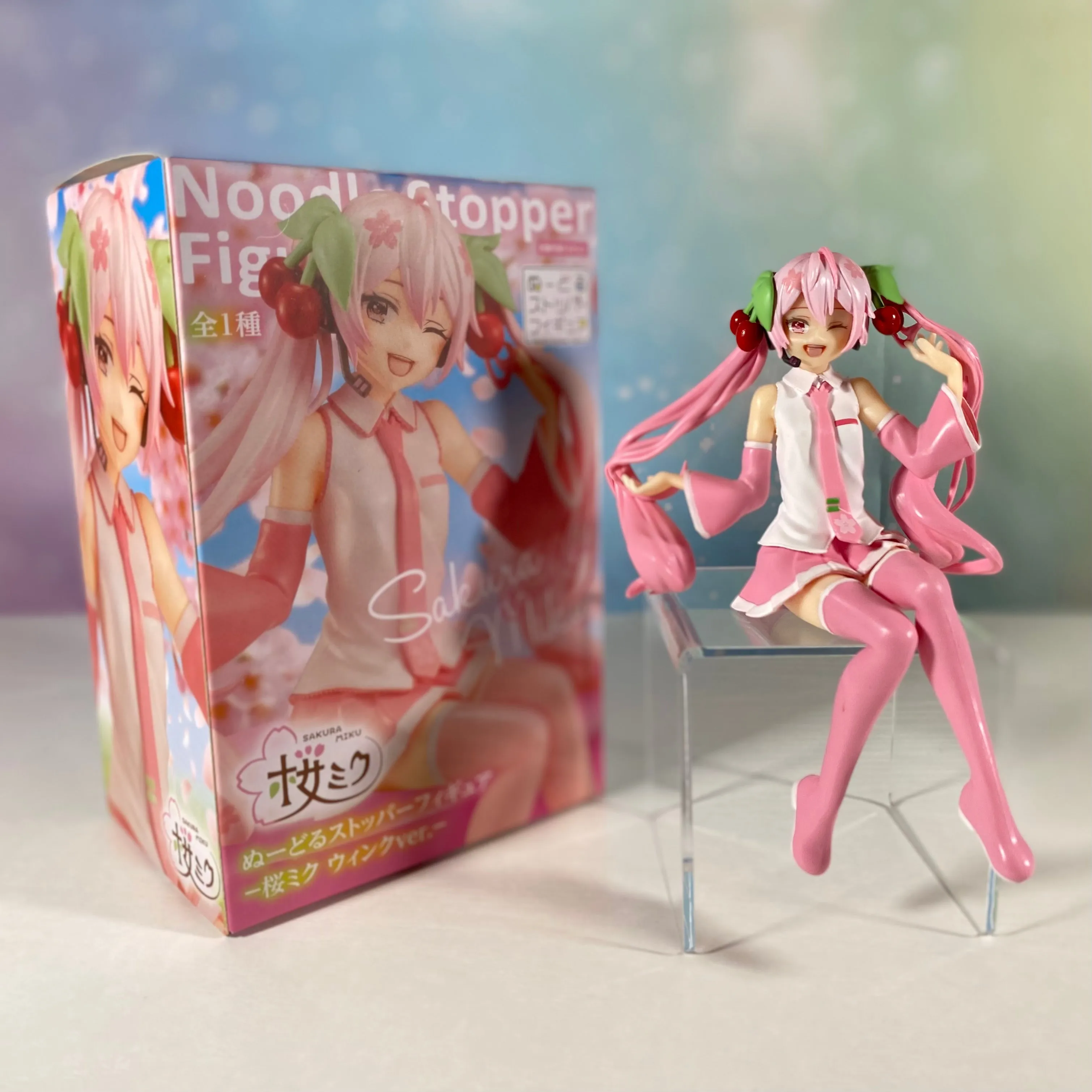 Hatsune Miku Cherry Blossom Sitting Figure