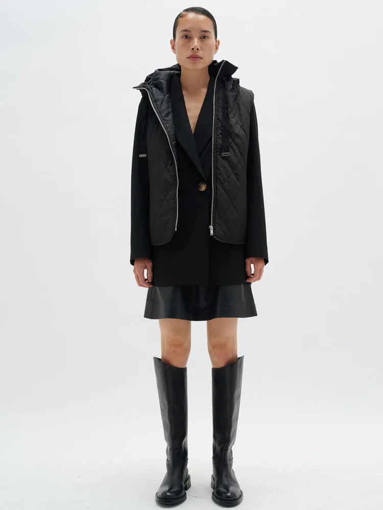InWear IktraIW Hood Waistcoat Black