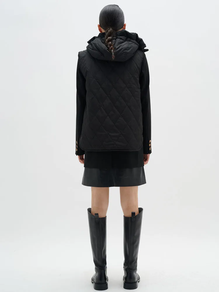 InWear IktraIW Hood Waistcoat Black