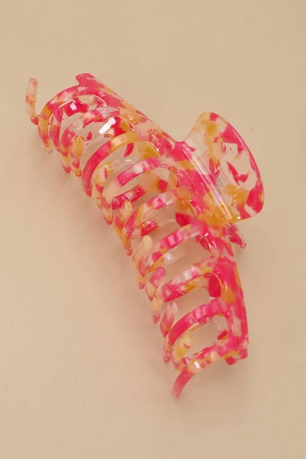 Large Colorful Mermaid Hair Claw Clip