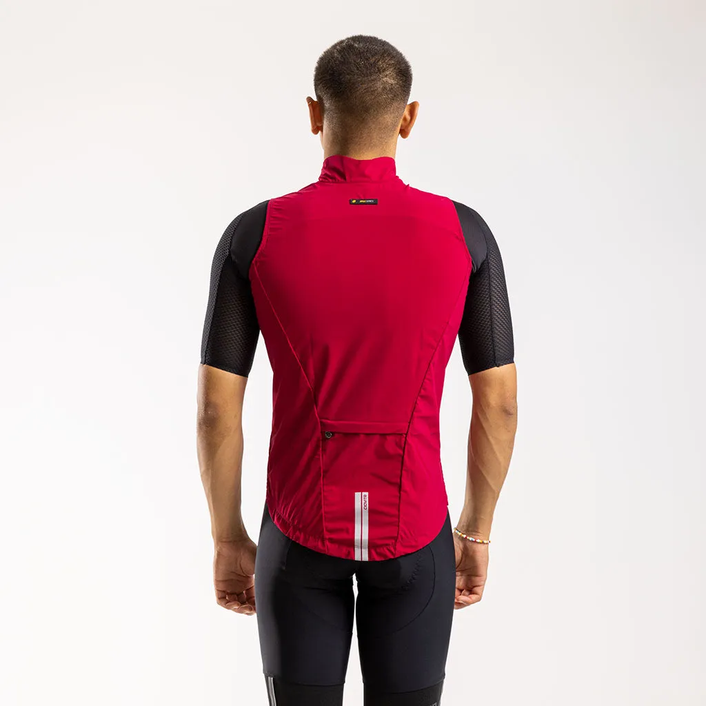 Men's Apex Lamina Gilet (Burgundy)