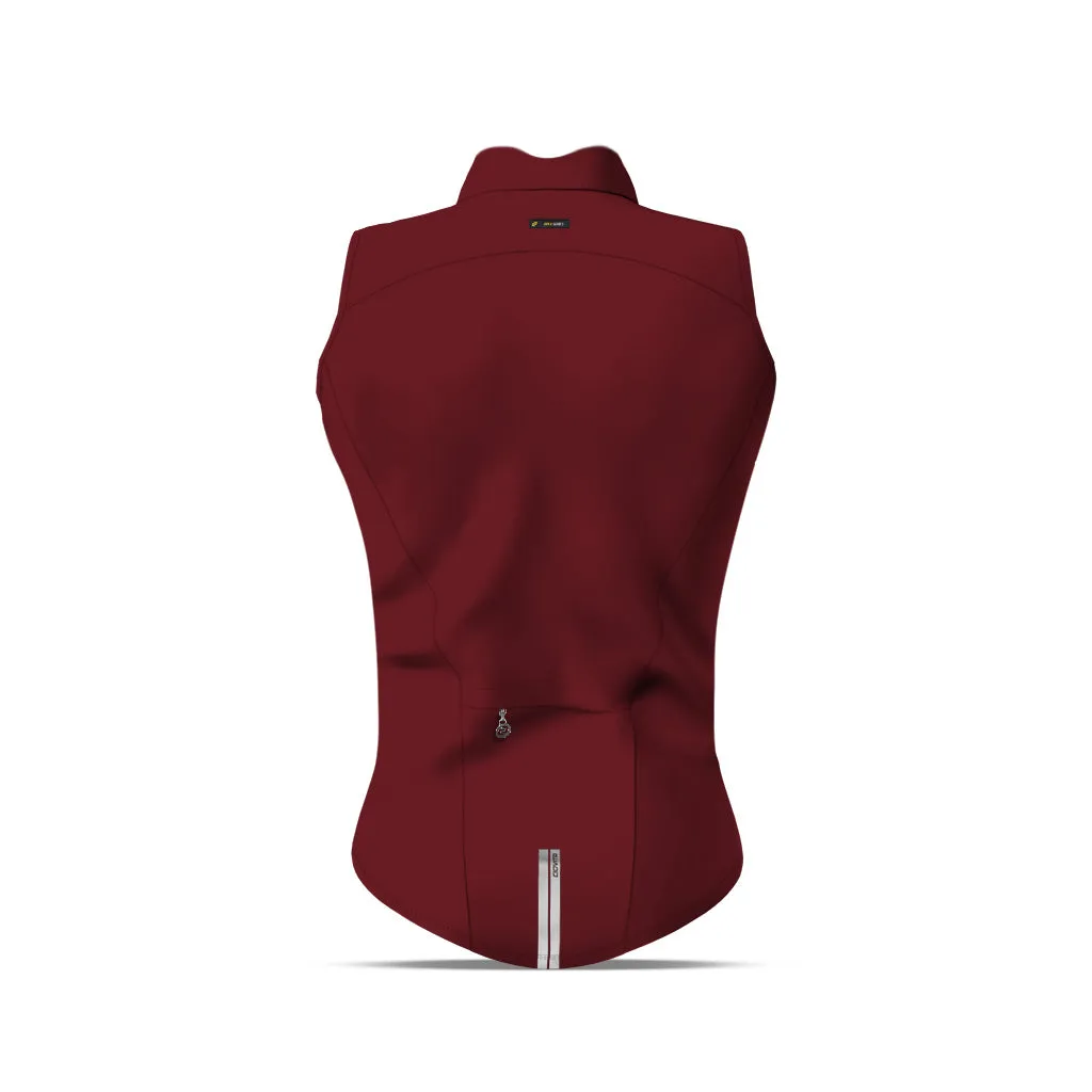 Men's Apex Lamina Gilet (Burgundy)