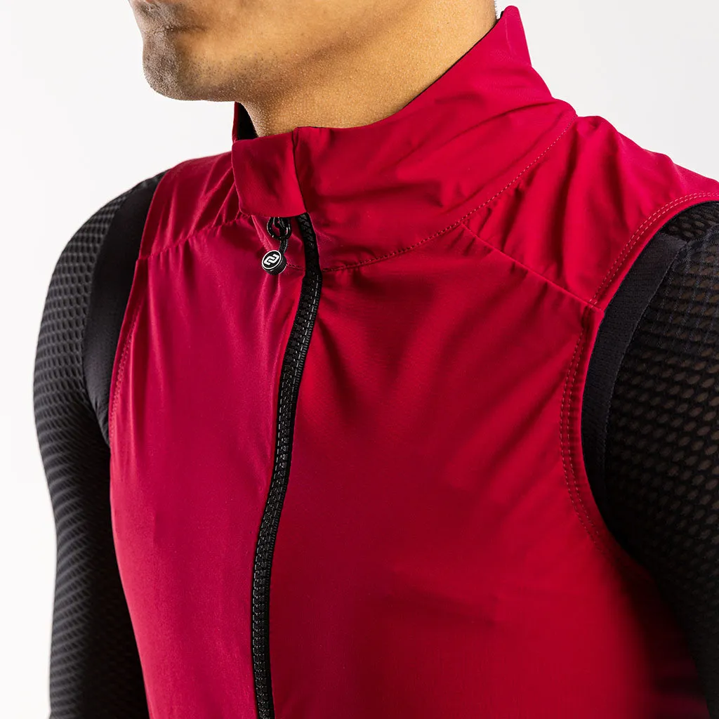 Men's Apex Lamina Gilet (Burgundy)