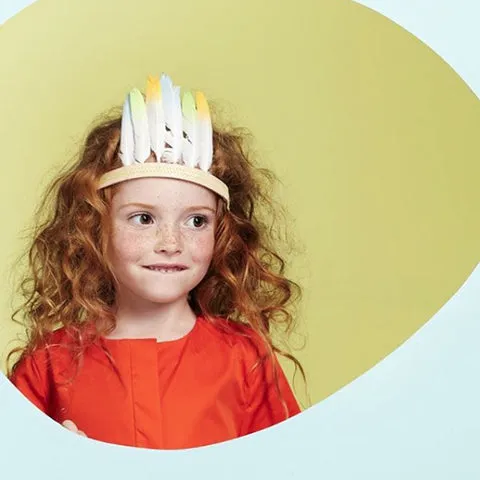 Meri Meri Dress Up Feather Head Dress - Clearance