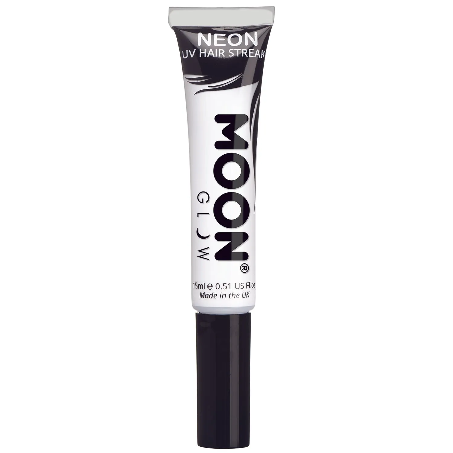 Moon Glow Neon UV Hair Streak - Intense White