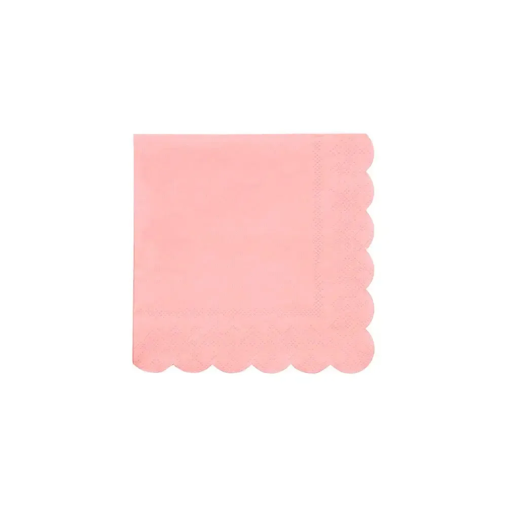 Neon Coral Small Napkins (set of 20)