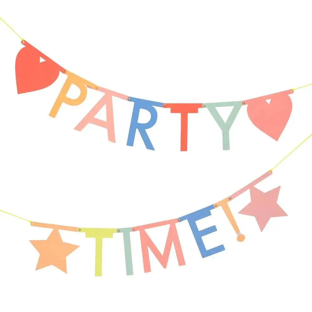 Neon letter garland kit Alphabet - Meri Meri