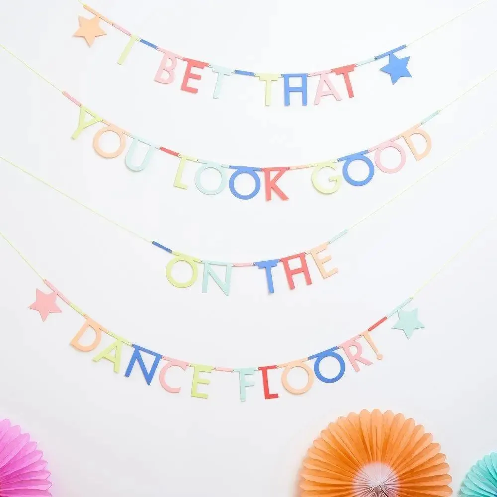 Neon letter garland kit Alphabet - Meri Meri