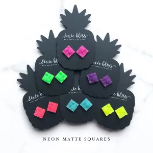 Neon Matte Squares