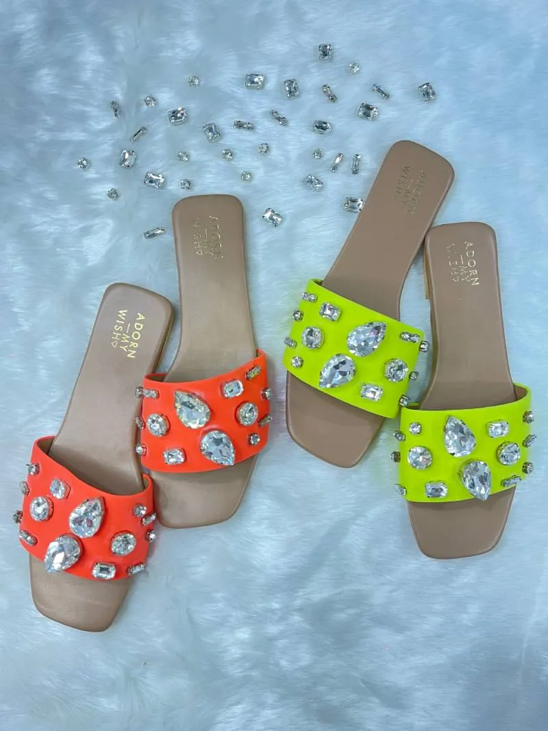 Neon Orange Slides