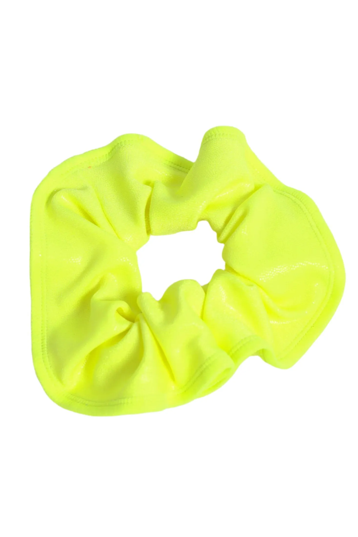 Neon Yellow Mystique Scrunchie