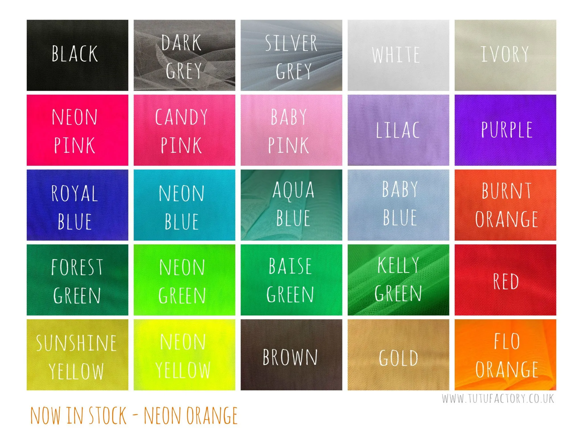 Plus Size Neon Tutu - Choose Your Colour