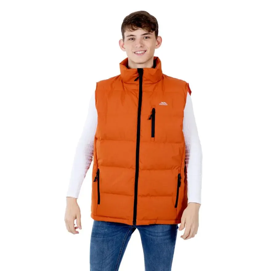 Trespass S Burnt Orange Clasp Padded Gilet