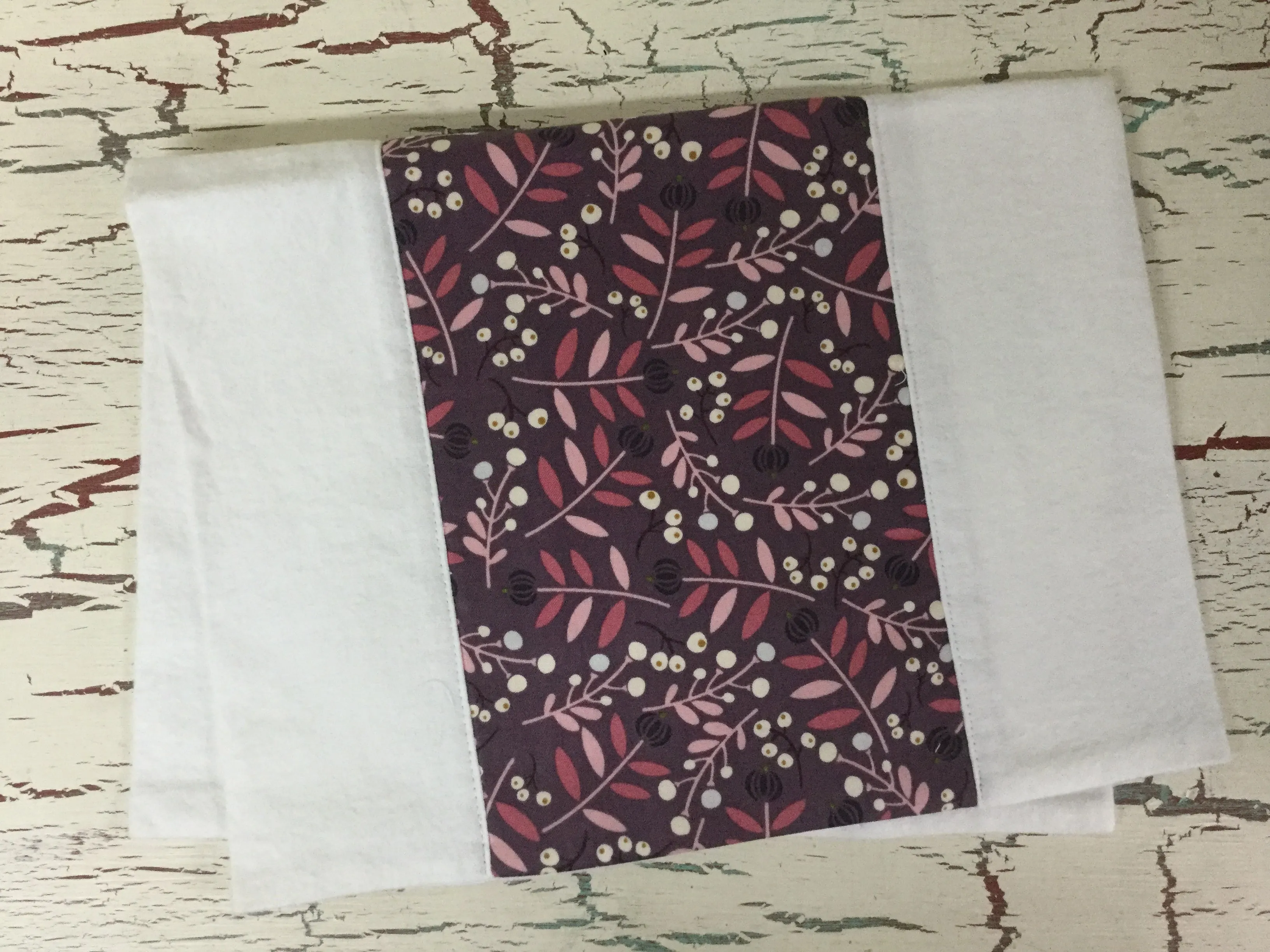 Whimsical Leaf Burp Cloth