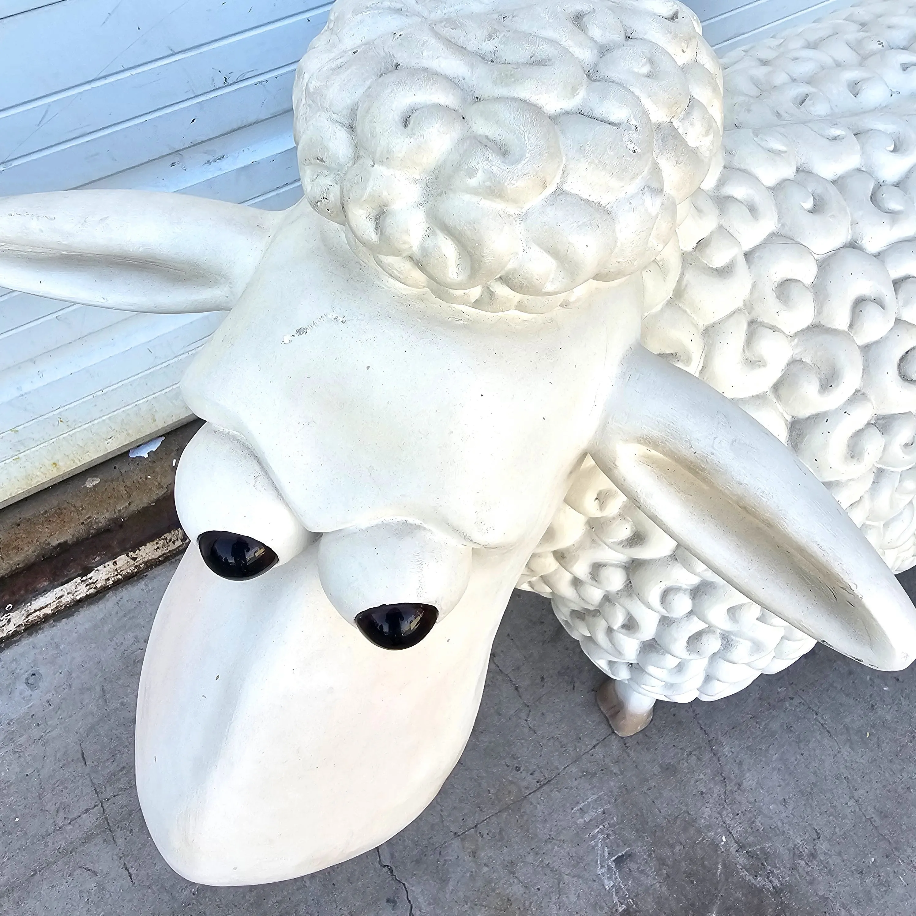 Whimsical Resin Sheep