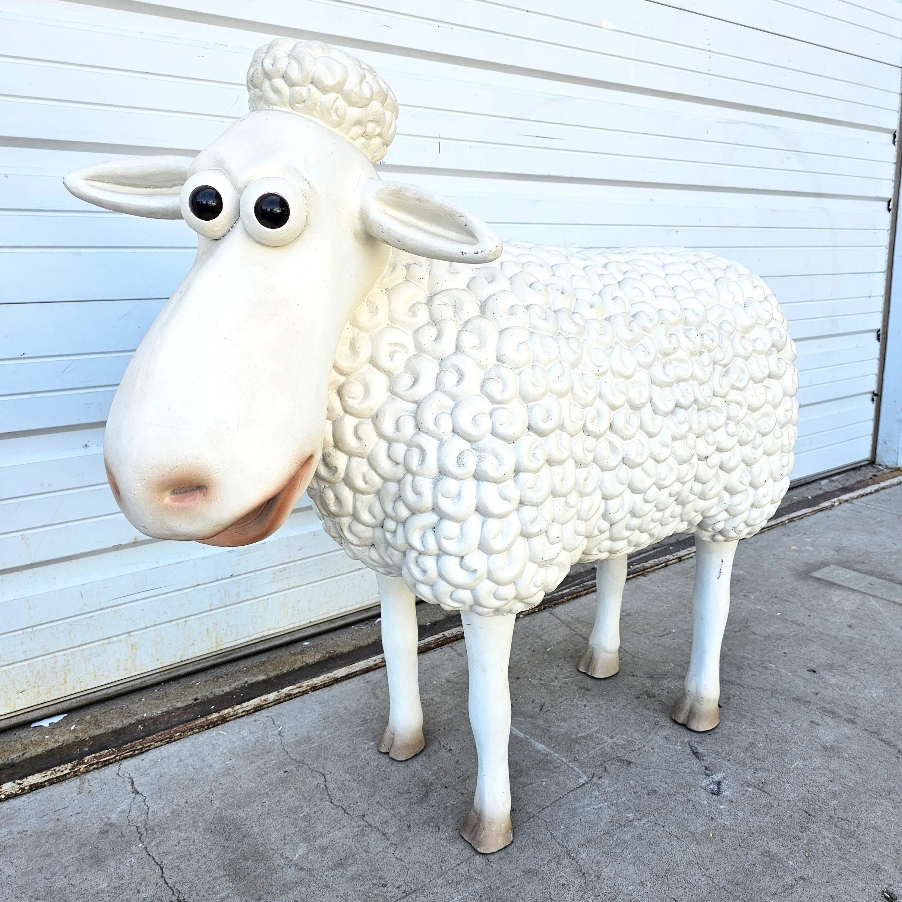 Whimsical Resin Sheep