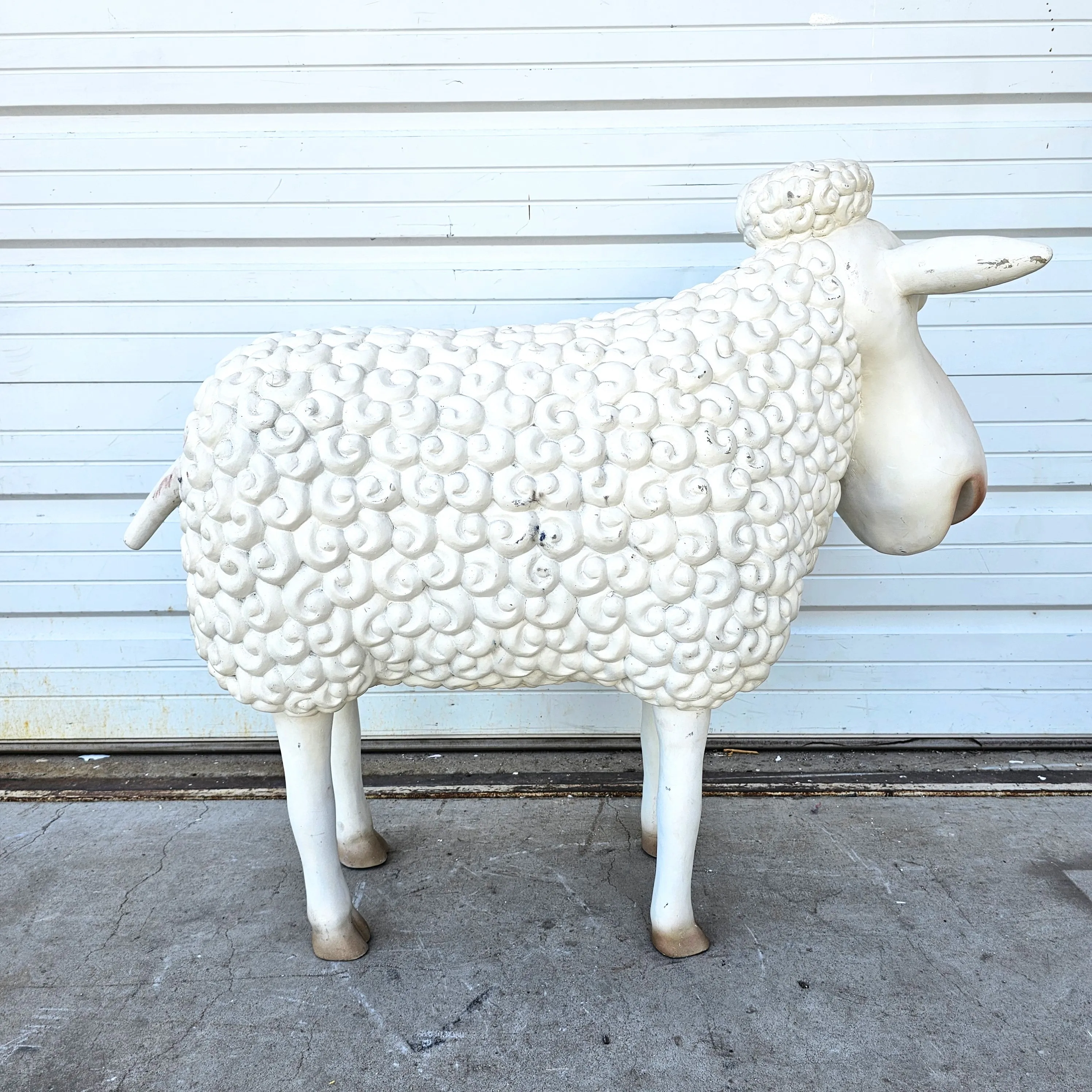 Whimsical Resin Sheep