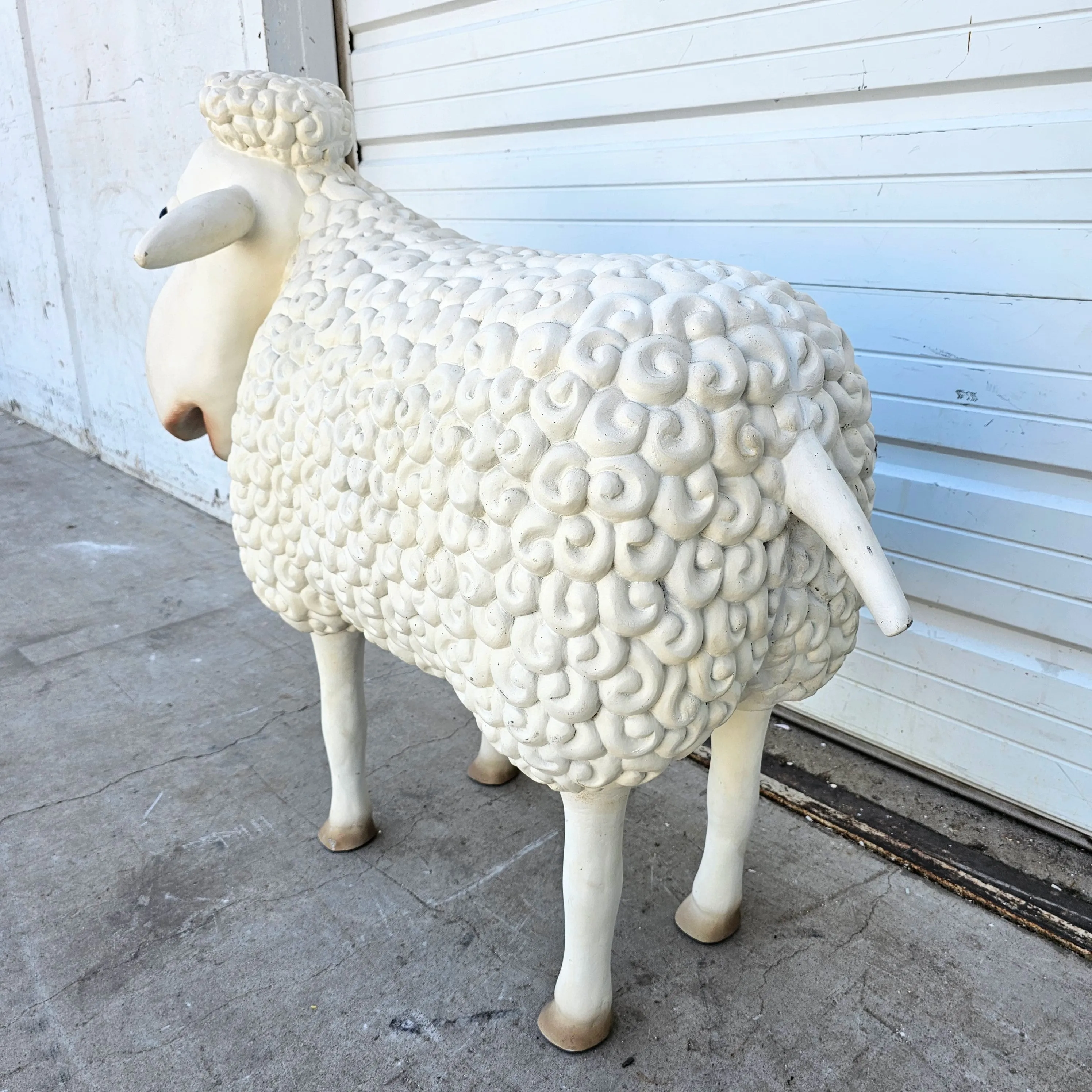 Whimsical Resin Sheep